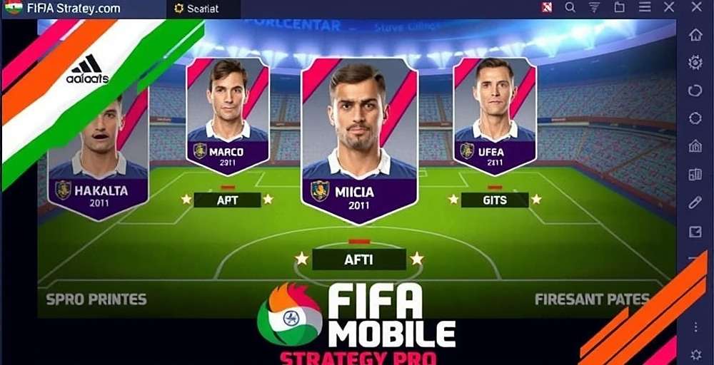 FIFA Mobile Strategy Pro India Version FIFA Mobile Strategy Pro Indian version showing ISL teams and players