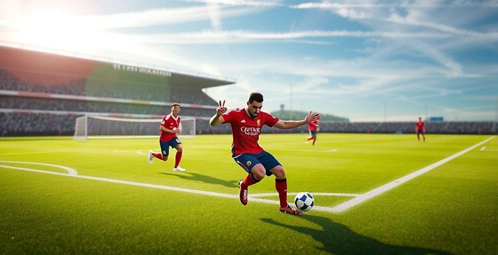 FIFA Mobile Strategy Pro Graphics FIFA Mobile Strategy Pro stunning graphics showing a match in progress
